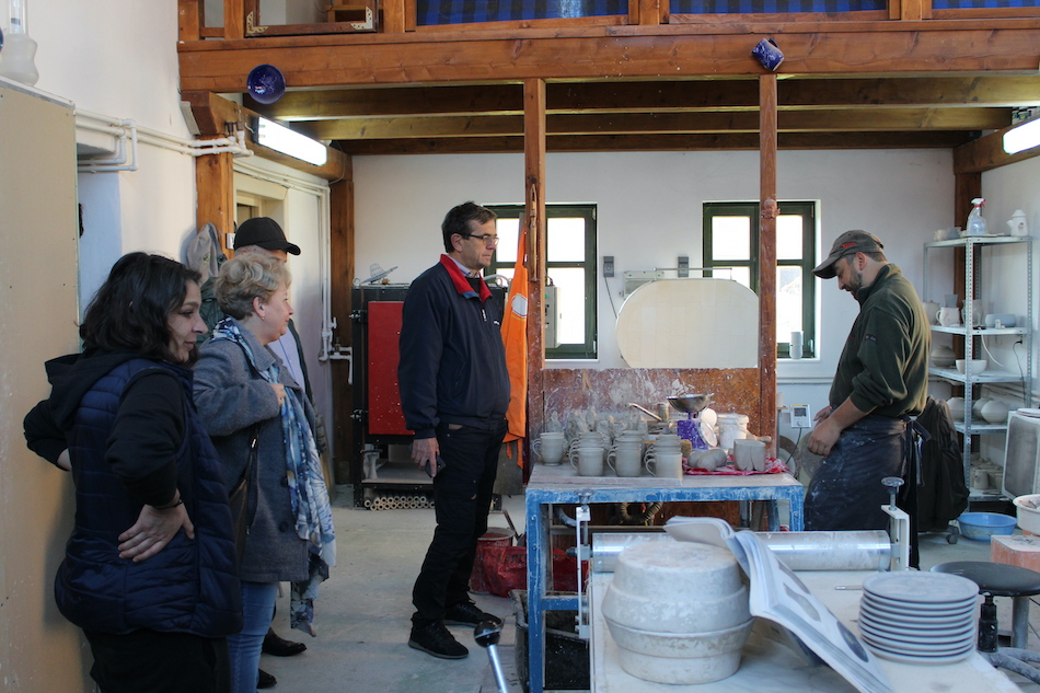 Saschiz pottery workshop